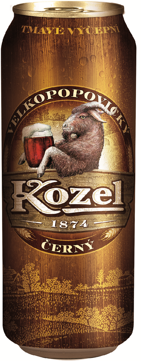 Velkopopovický Kozel pivo černé